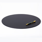 Black Leatherette Conference Table Pad, Oval